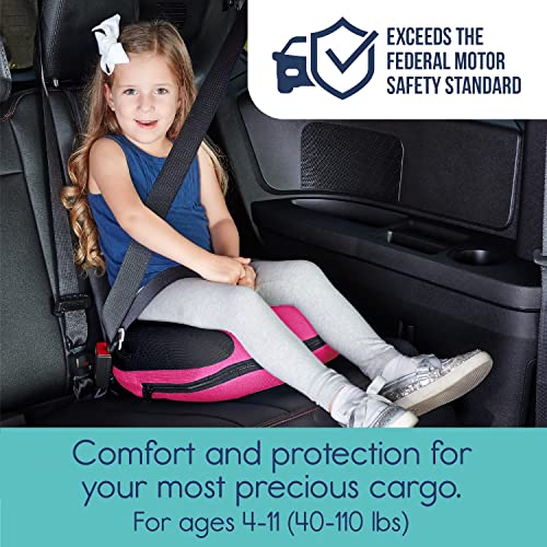 image for hiccapop UberBoost Inflatable Booster Car Seat | Blow up Narrow Backle
