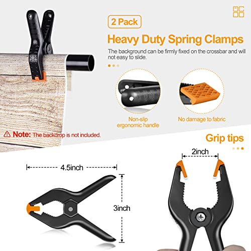 Emart Photo Video Studio 9.2 X 10Ft Heavy Duty Background Stand Backdrop Support System Kit With Carry Bag For Photography #TOP4