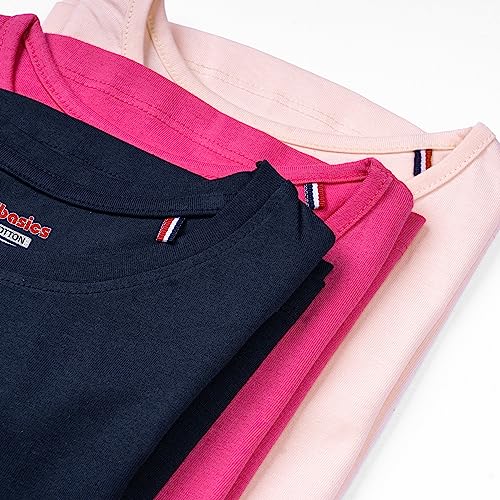 Image of Real Basics Girls Regular Fit Full Sleeves Tshirt (Pack of 3)