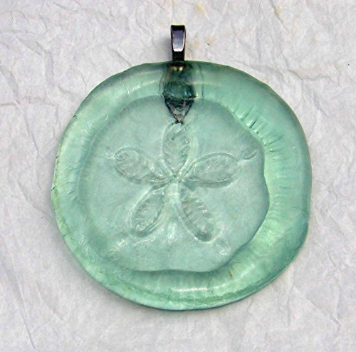 Sand Dollar Upcycled Glass Coke Bottle Bottom Handmade Ornament Sun Catcher #TOP3