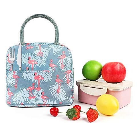 Andiker Bolsa Térmica Flamingo Aisladora Fiambrera Cover
