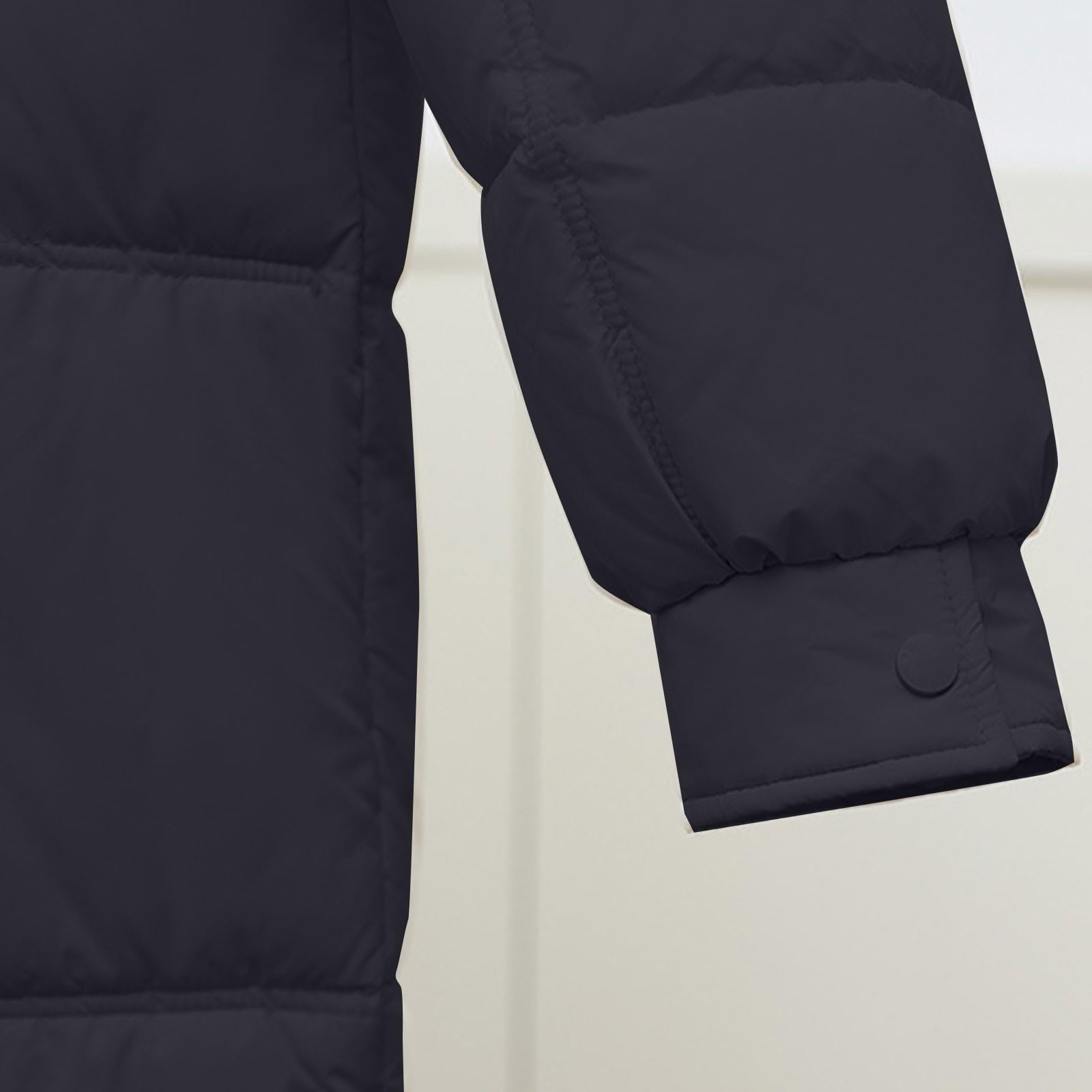Generico Cappotto Donna Con Cappuccio Leggero Giacca Elegante Caldi Piumino
