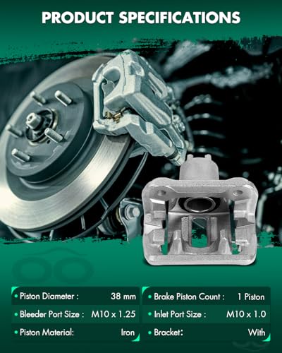 Image of SCITOO Rear Left Brake Caliper With Bracket 19B6886 Compatible For Acura RDX 2013-2018 For Honda Crosstour 2012-2015 For Honda CR-V 2007-2016