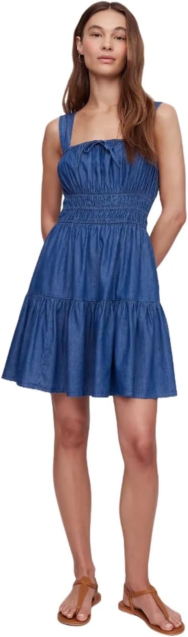 knee length dresses for ladies Gap x Cult Gaia Brown Wool Mini Dress Size 2 – ThriftWardrobe main image 1
