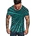 Produktbild serliyHerren 3D Druck T-Shirt Rundhals Kurzarm Shirts otiv Tops Oversize Kurzarmshirt Sport Oberteile Print Unisex Basic Hemd Casual Sommer Lässige Kleidung Bluse Tops