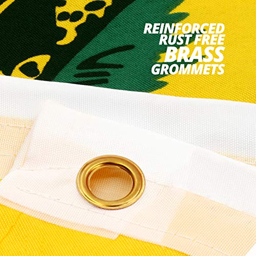 Anley Fly Breeze 3X5 Foot Don't Tread On Me Flag - Vivid Color And Fade Proof - Canvas Header And Double Stitched - Flags Polyester With Brass Grommets 3 X 5 Ft #TOP3