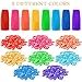 PRALB 400pcs Pencil Top Eraser Bulk Caps for Pencils,Chisel Shape Erasers Toppers for Party Favors Games Prizes, Pencil Top Erasers Cap for Home School Classroom Office