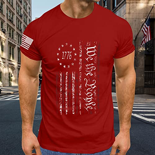 Graphic Tees Men Casual Usa Distressed Flag Men T Shirt Patriotic American Tee Short Sleeve O Neck Mens Undershirts Floral Printed Black Sheer Top Men Fishing Ruffle Blouse Shirt Men White Graphic Tee #TOP1