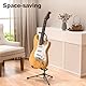 New bee Gitarrenständer Klappbarer Höhe Verstellbar 80-93CM Guitar Stand mit Hals-Halterung für E-Gitarre, Akustikgitarre, Bass, Laute, Ukulele (1 Pcs)