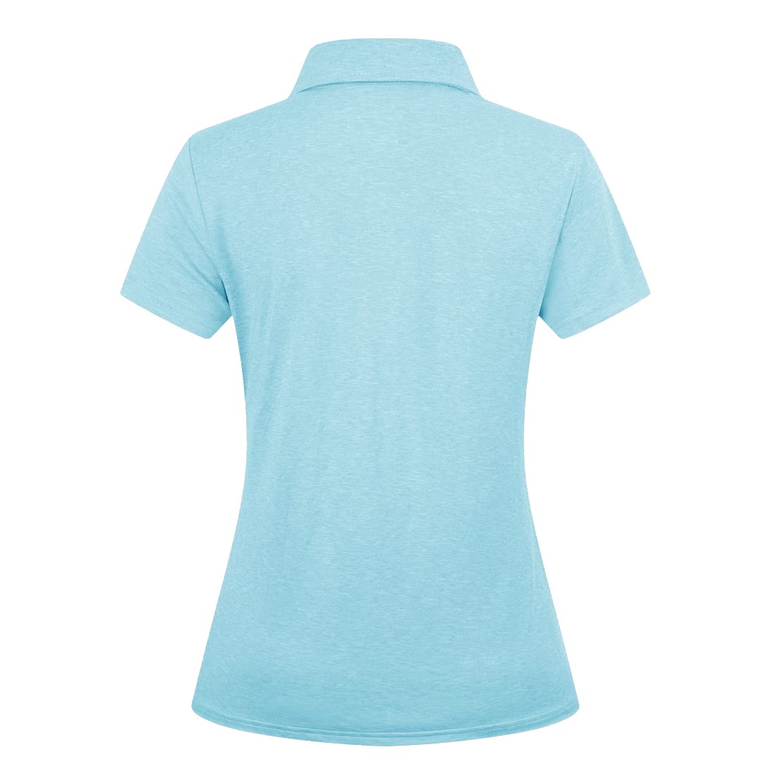 KEFITEVD Polo da donna, a maniche corte, funzionale, da golf, traspirante, ad asciugatura rapida, per il tempo libero