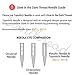 Simthread Glow in The Dark Thread, Polyester Embroidery Thread, 5 Spools 550 Yards Each, for Home Embroidery and Sewing Machine