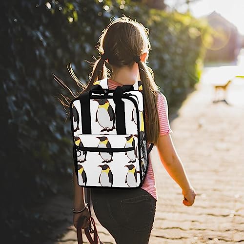Sac à dos pingouin multicolore enfant avec sangles ajustables confortable - 7