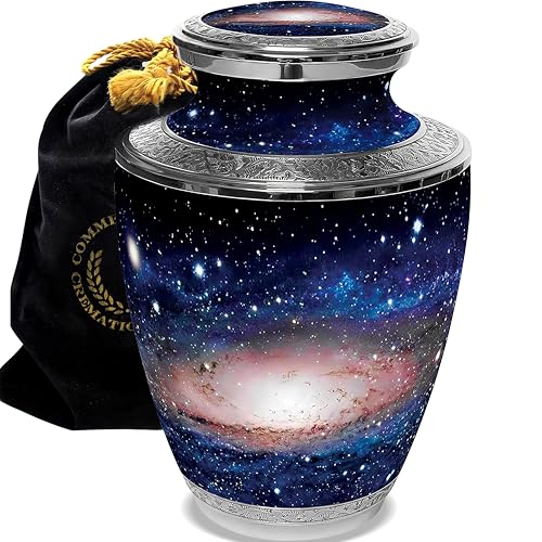 Image of Cosmic Galaxy Cremation Urns for Human Ashes Adult Female Urns for Ashes