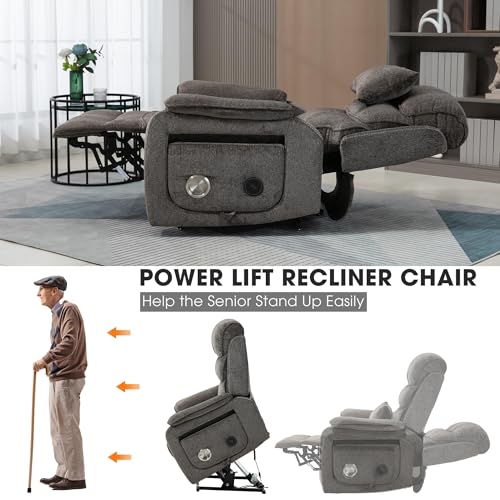 Sillón eléctrico reclinable con masaje y calor miniatura 5