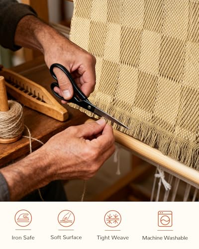 Tapete trenzado reversible 91x152 cm bajo pelo BESTSWEETIE miniatura 4