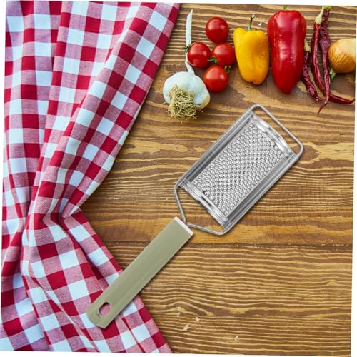Rallador de Cocina de Acero Inoxidable con Mango PP Verde miniatura 6