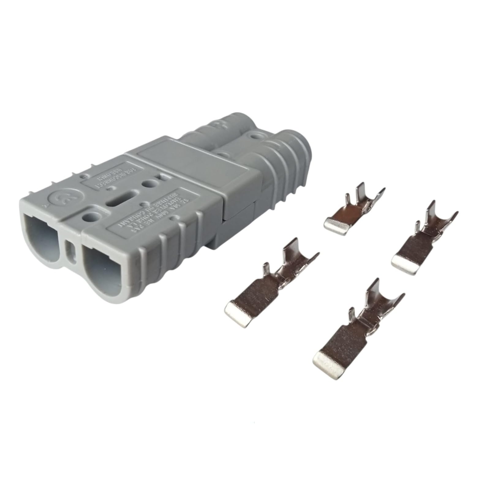 E-Trendo Anderson SB50 50A Battery Connector Plug (1 Pair) | Quick Disconnect DC Power Connector with Silver Plated Copper Terminals | For EV Battery, Solar System, UPS, Inverter, E-Rickshaw-image-31