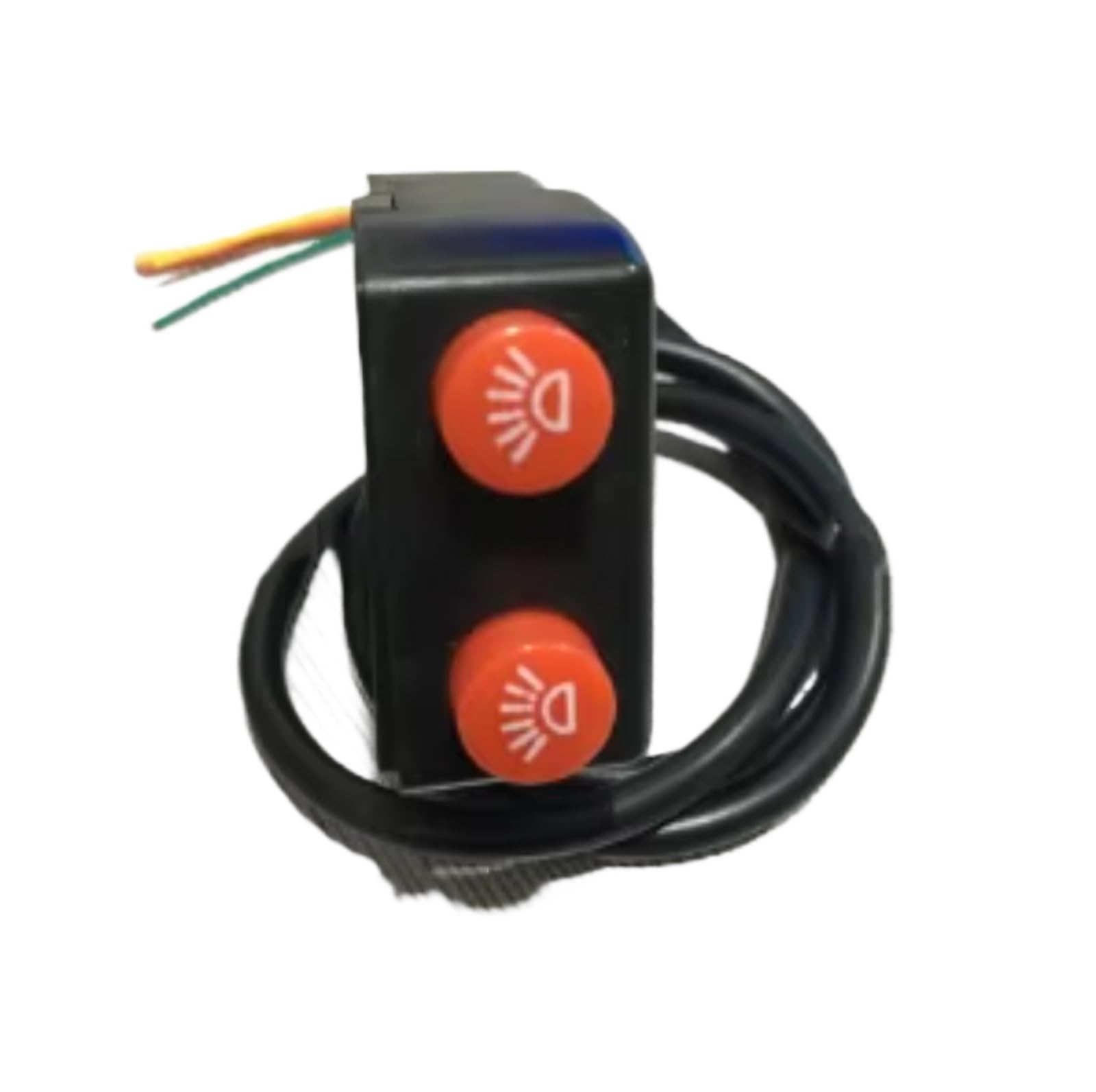Commutateur de moteur moto guidon 22mm bouton clignotant klaxon phare - 5