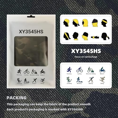 Image of Camo Balaclava Face Mask for Man and Women-Hunting,Skiing,Motorcycle Windproof,UV Protection&Military Training