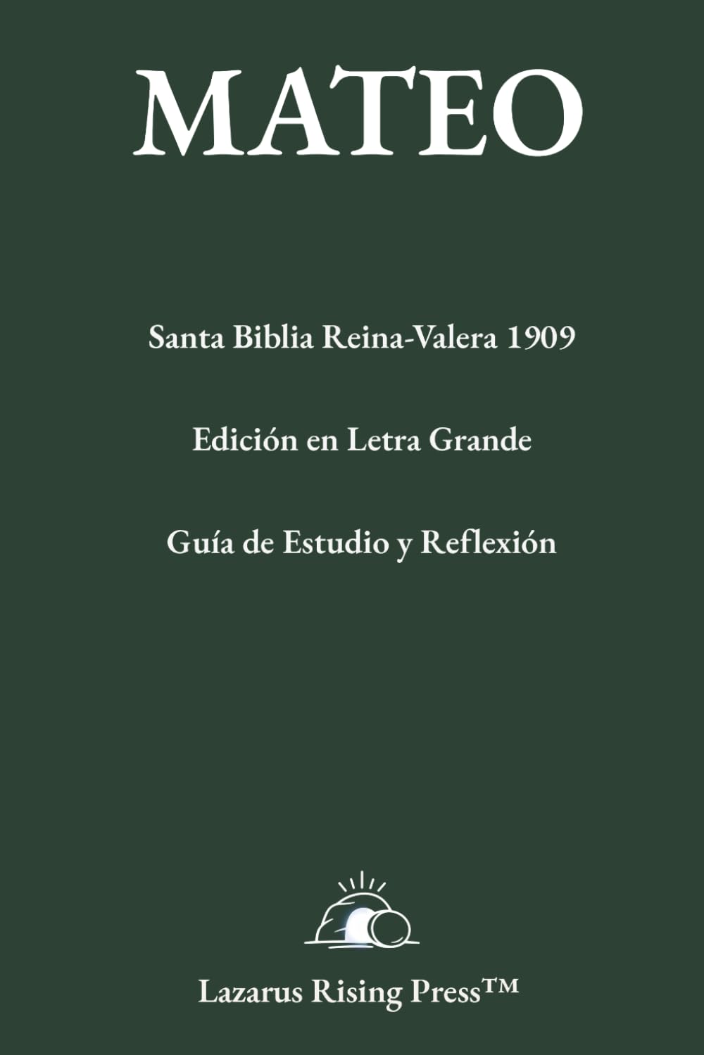 Mateo: Santa Biblia Reina-Valera 1909: Edición en Letra Grande con Guía de Estudio y Reflexión (Biblioteca Bíblica Reina-Valera 1909)