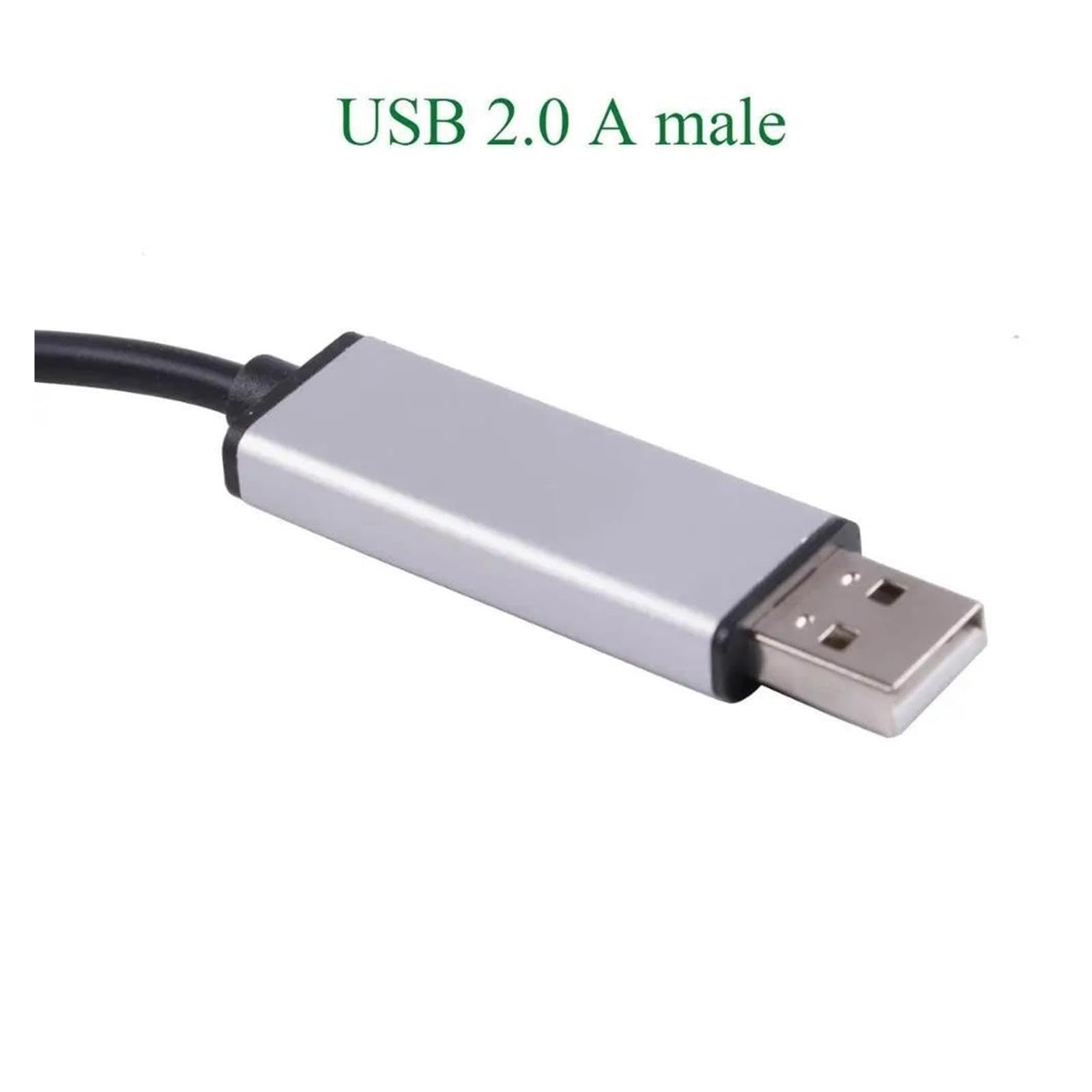 AANAN Câble adaptateur USB vers DMX 3P XLR femelle RS485, convertisseur de données PC for éclairage de scène DMX512(5M)