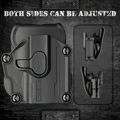 Universal Owb Holster For 1911 3 Inch/Kimber Micro/Ruger Max9 Lcp/Sig P238 P938 / Shield Ez/Xd-E/Taurus Gx4 Pt709 - Sub-Compact & Micro-Compact Pistol Holder | Adjustable Cant & Size -Rh #TOP3