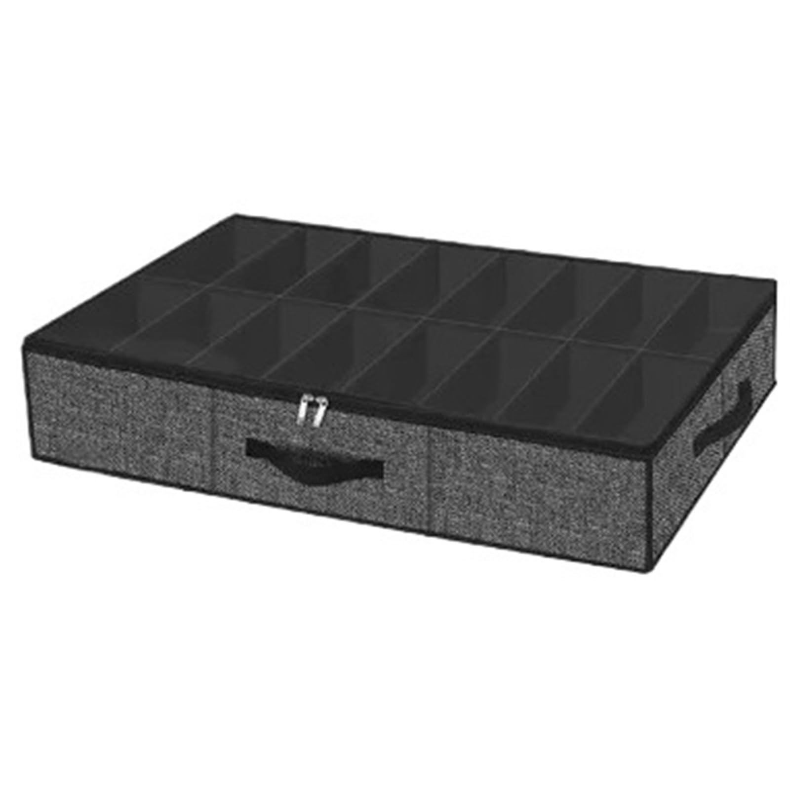 Bolsas para guardar ropa y calzado sin ocupar espacio en el armario, pack de 2 cajas negras