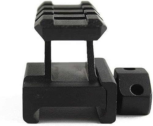 Miniatura 3 de Higoo® - Mini soporte elevador en ángulo de 45 grados con riel Picatinny para mini miras micro de punto rojo