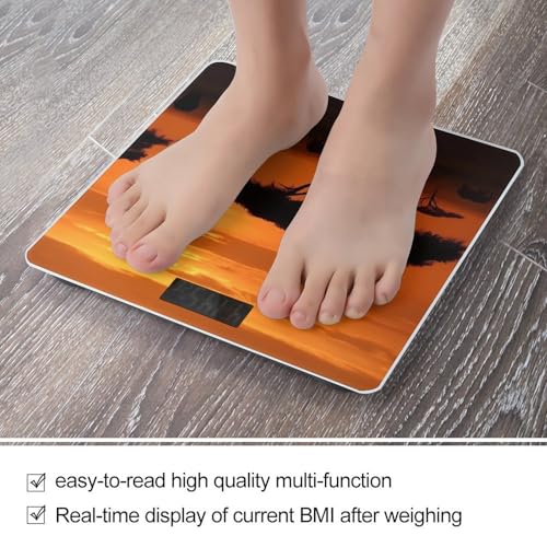 Báscula digital de baño capacidad 400 lb con vidrio templado miniatura 5
