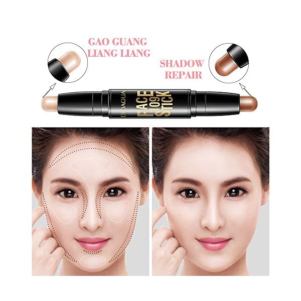 Contour-and-Highlighters-StickContour-StickConcealer-Contour-Highlighters-StickDouble-Head-Make-up-Concealer-Contouring-Cream-Set-Face-Highlighters-Sticks Contour and Highlighters Stick,Contour Stick,Concealer Contour, Highlighters Stick,Double-Head Make up Concealer Contouring Cream Set Face Highlighters Sticks