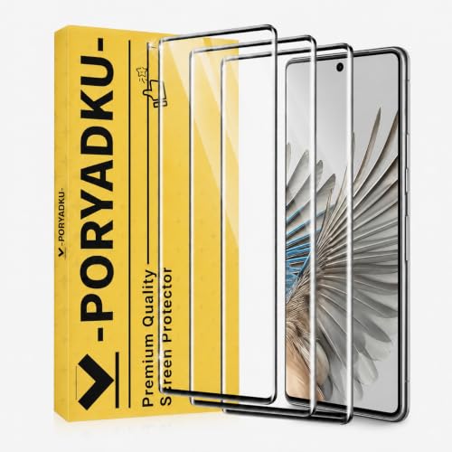 3 Pack for Google Pixel 7 Pro Screen Protector 9H Tempered Glass Full Coverage Case Friendly HD Clear Anti-Scratch Fingerprint Compatible Bubble-Free for Pixel 7 Pro 5G 6.7