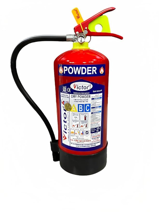 ABC Multipurpose Powder 4 Kgs Portable Fire Extinguisher use for Office, Home, Shop, Factory, Etc. (Pack of 6)-image-20