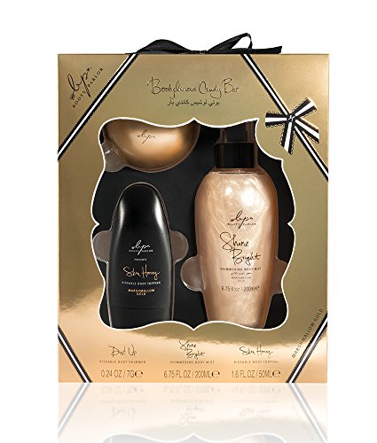 Booty Parlor Bootylicious Candy Bar Gift Set - Marshmallow Gold (Dust Up 7g/ Body Mist 200ml/Skin Honey 50ml)