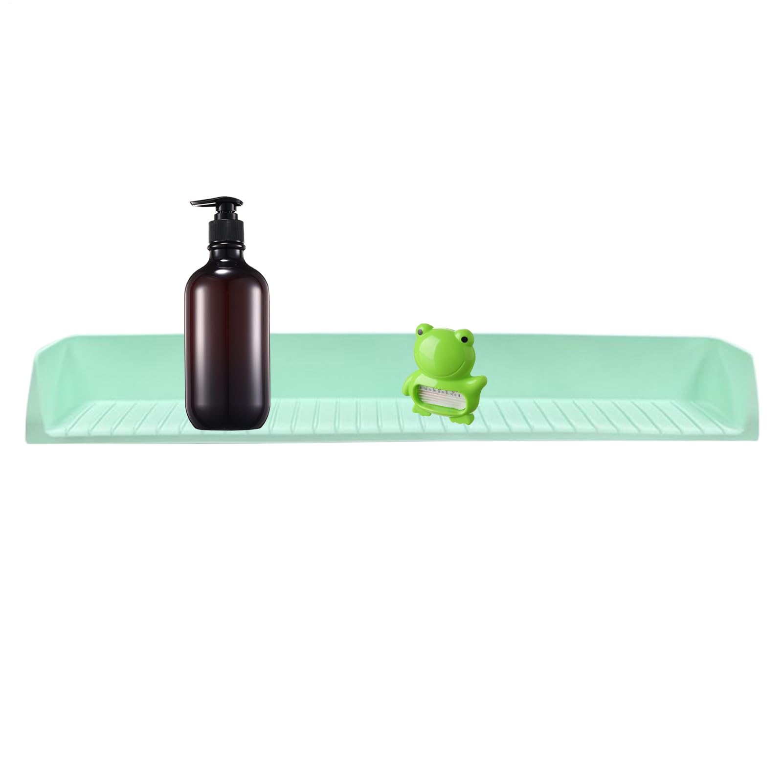 Organizador de juguetes infantiles para ducha y protector de bañera para un baño sin salpicaduras