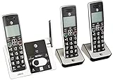 At&t Dect6.0 3 Handset Cordless Answering System (ATT-CL82313), Black