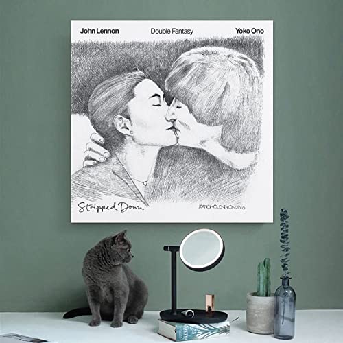 John Lennon – Impression sur toile pour décoration de salon ou de chambre à coucher – 50 x 50 cm - Les Beatles, Paul McCartney, John Lennon, RIngo Starr, George Harrison John Lennon - Impression sur toile pour décoration de salon ou de chambre à coucher - 50 x 50 cm – Image 4