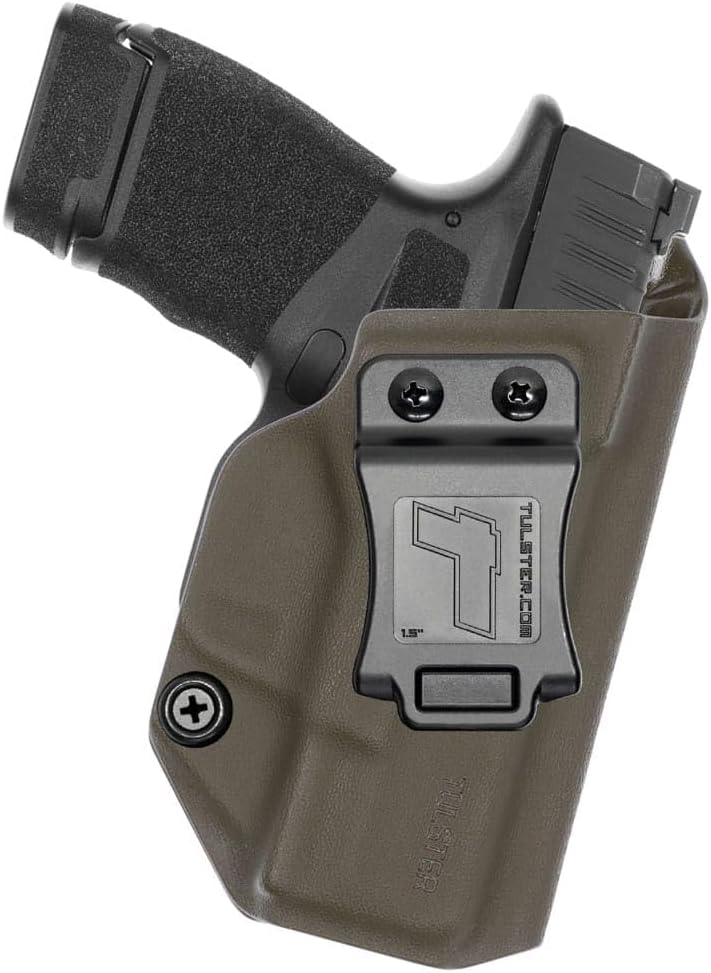 Tulster IWB Profile Kydex Holster in Right Hand fits: Springfield Armory Hellcat Micro | Inside The Waistband Appendix Concealed Carry