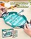 LAOYE Interaktives Tischfußballspiel Mini Tischkicker Tischfussball Kinder Tischfußball Fussball Tischkicker Fußballspiel für 2 Spieler Fußballkicker Geschenk für Kinder Erwachsene