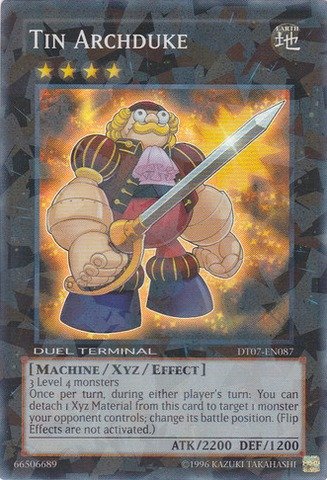 Amazon.com: YU-GI-OH! - Tin Archduke (DT07-EN087) - Duel Terminal 7B - Duel  Terminal Edition