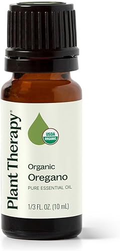 Aceite esencial de orégano orgánico Plant Therapy, certificado USDA