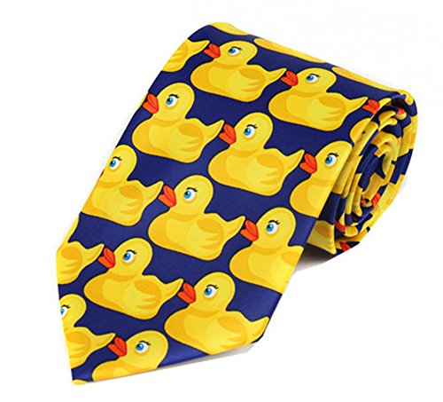 Flairs New York Pet Lovers' Collection Necktie (Yellow Duckie the Duck)