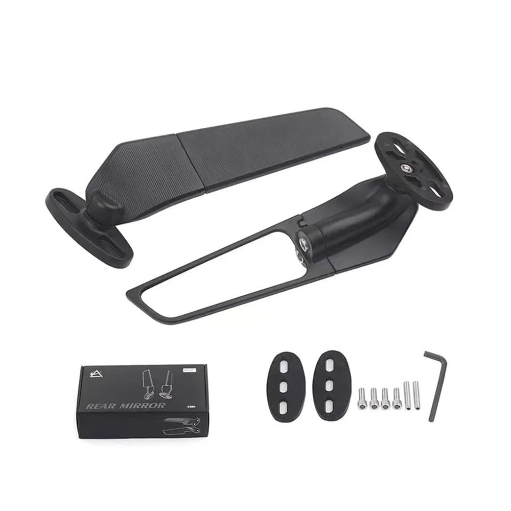motos Miroir vélo Rétroviseurs Latéraux Moto Pour CBR650R, CBR1000RR, CBR600RR, CBR 250R, 300R, 400R, 500R, Rétroviseurs Latéraux Réglables Et Rotatifs