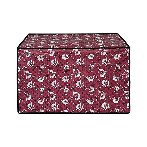 Image of DREAM KING Stylish Design & Printed Microwave Oven Cover Full Closure |waterproof & Dustproof Oven Cover Suitable for All Models - Multicolour SA48