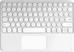 WB Teclado com Trackpad para Tablet e iPad (Branco)