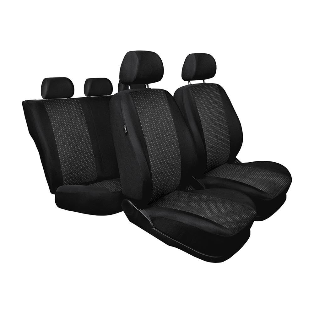Mossa Housses de siège sur Mesure adaptées pour Dacia Duster II SUV (2017-2024) - Housse Siege Voiture - Couverture Siege R1