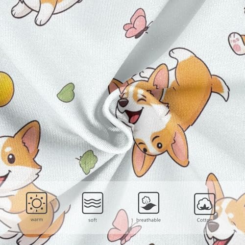 Toddler Briefs, Cute Cartoon Dogs Cotton Underwear for Girls, 2–8 Years3