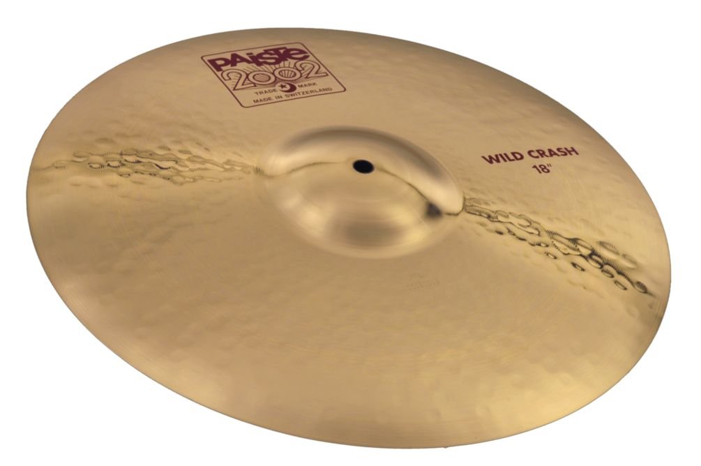 Amazon.com: Paiste 18 inch 2002 Wild Crash Cymbal : Musical  