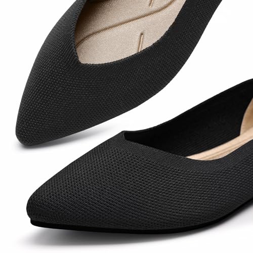 Ankis Ballet Flats Shoes for Women Dressy Comfortable, Pointed Toe Casual Work Flats for Women Foldable3