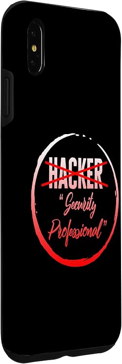 iPhone XS Max Programmer Hacker Security Professional Tee, Funny Computer Case