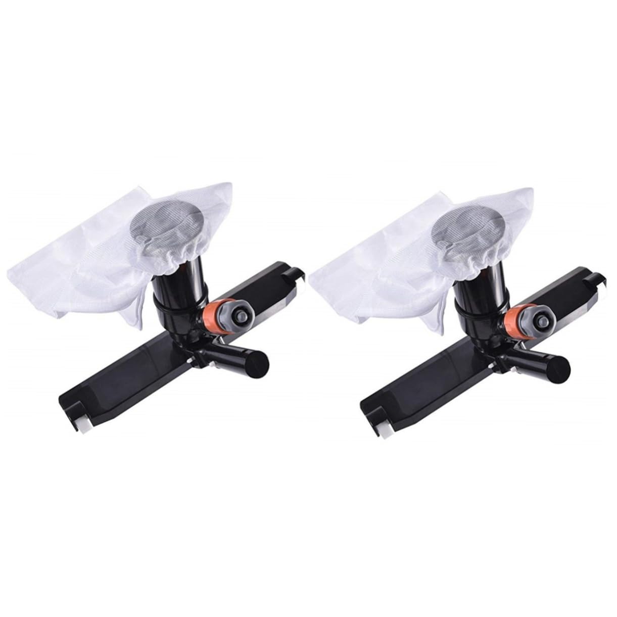balacoo 2 Sets Pool Cleaning Equipment Vacuum Suction Head Pool Brush for Bottom Wall Cleaning Spa Cleaning Brush Head Black